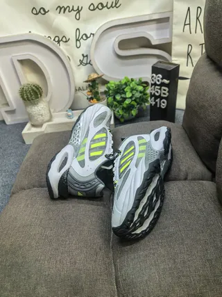 Silver Gray and Black Chunky Lifestyle Sneakers 6