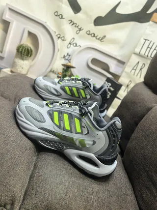 Silver Gray and Black Chunky Lifestyle Sneakers 7