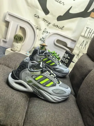 Silver Gray and Black Chunky Lifestyle Sneakers 9