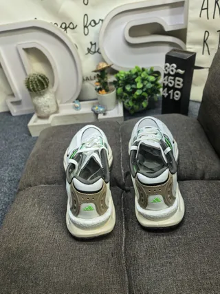 Silver Gray and Black Chunky Lifestyle Sneakers 18