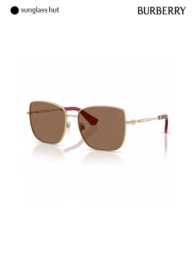 Silver Square Metal Frame Dark Lens Sunglasses 3