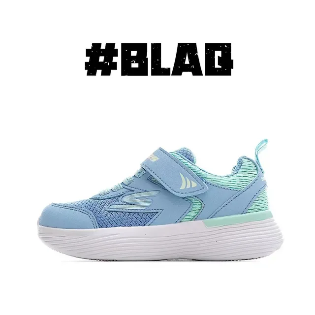 Skechers Blue Yellow Low-Top Velcro Strap Lifestyle Sneakers 9
