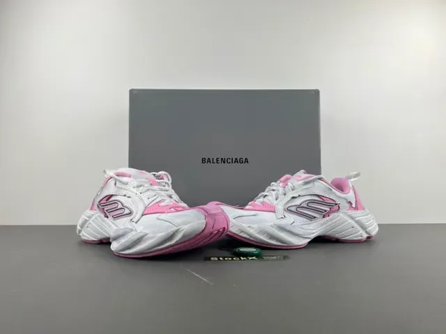 Skechers D'Lites Branco e Rosa Sola Plataforma Camadas de Sobreposições Sintéticas Tênis Chunky 11