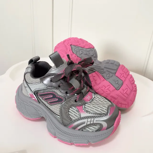 Skechers Silver Black Platform Sole Metallic Synthetic Overlays Chunky Sneakers 16
