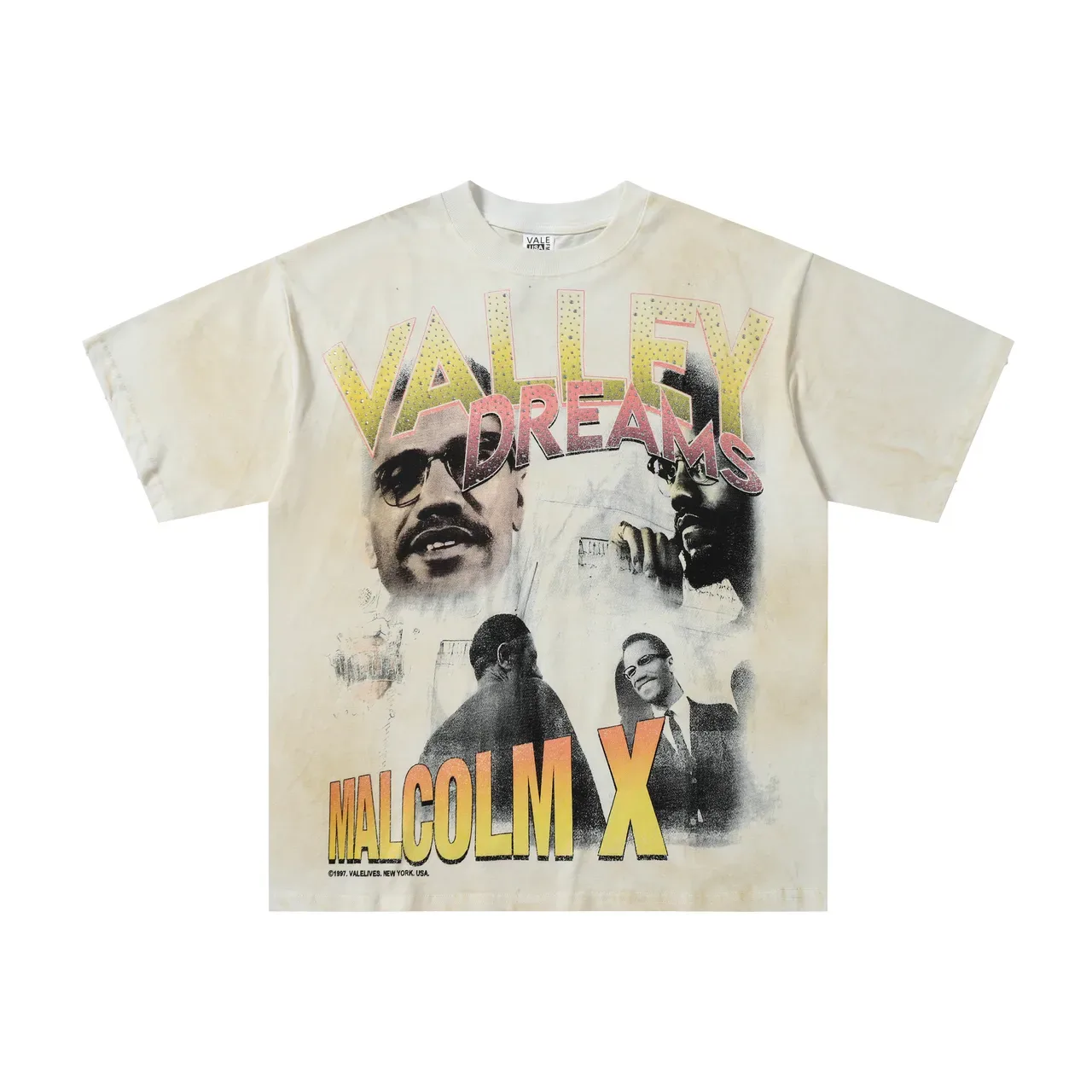 Vale Valley Dreams Malcolm X Graphic T-Shirt 3