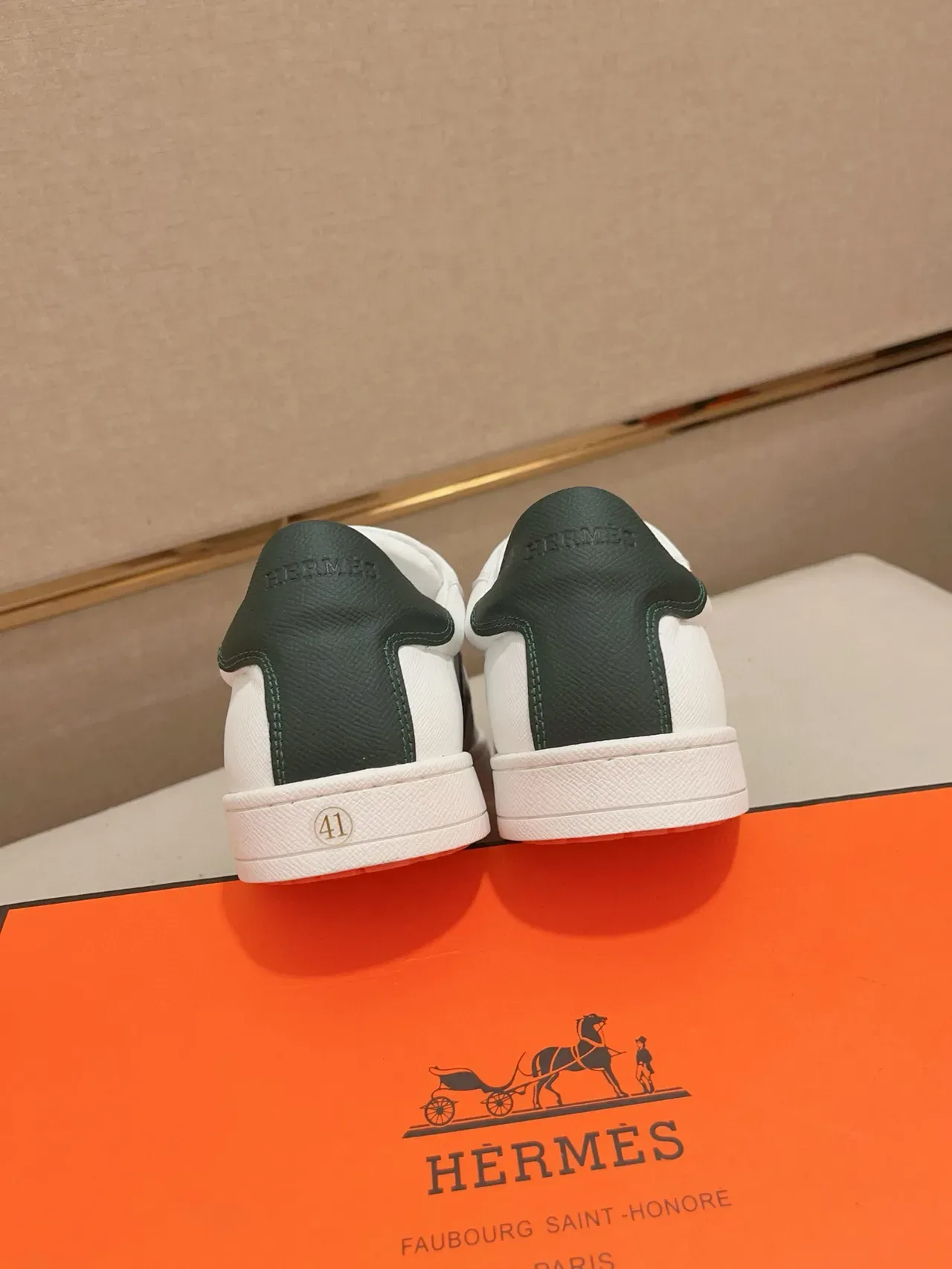 White and Gray Color-Blocked Low-Top Lace-Up Sneaker 3