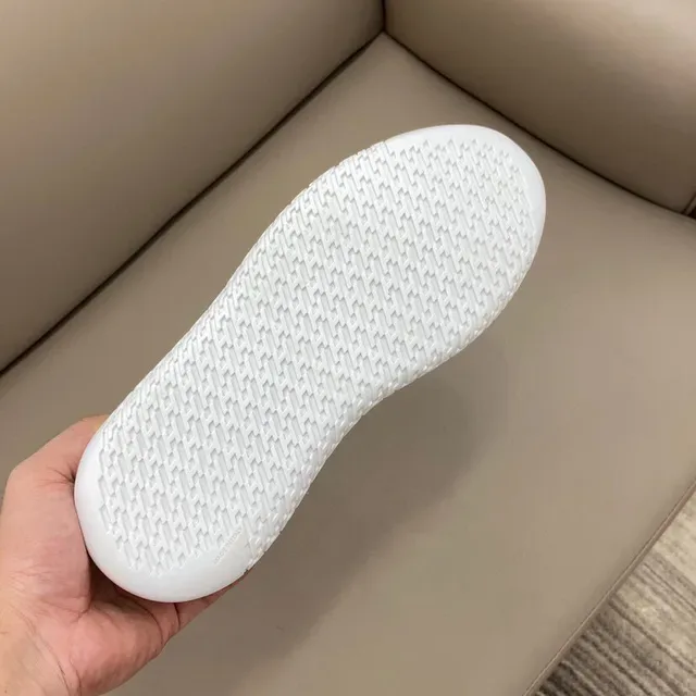 White and Green Mesh-Suede Lifestyle Sneaker 2
