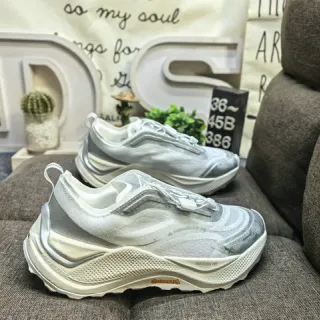 Tênis Lifestyle Chunky Branco e Prata
