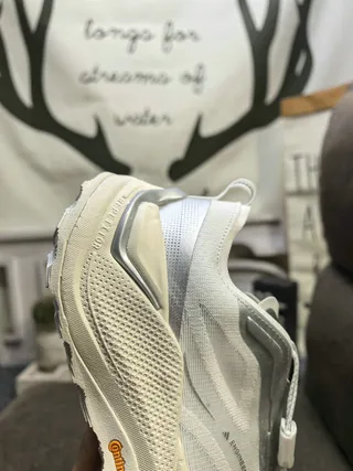 White and Silver Chunky Lifestyle Sneakers 3