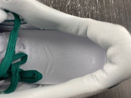 White and Teal Patterned Low-Top Indoor Sneakers 12