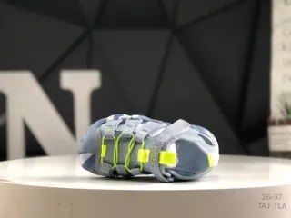 Yellow Gray Multicolor Sporty Strap Casual Sandals 6