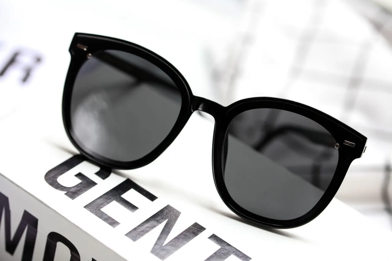 Gentle Monster Black Angular Cat-Eye Sunglasses 6