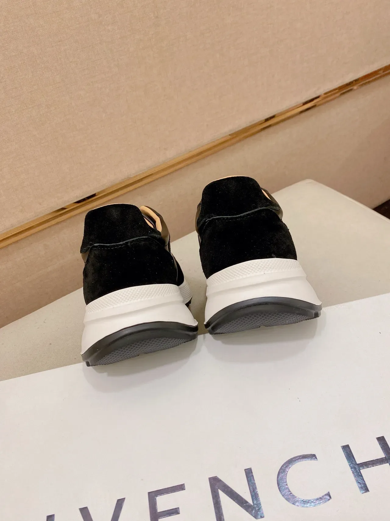 Givenchy City Sport Black Leather and Suede Lifestyle Sneaker 8