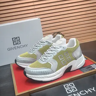 Givenchy City Sport حذاء رياضي سميك أصفر ليمون و رمادي