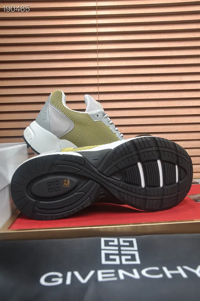 Givenchy City Sport Chaussures Chunky Jaune Citron et Gris 2