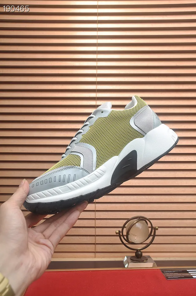 Givenchy City Sport Chaussures Chunky Jaune Citron et Gris 5