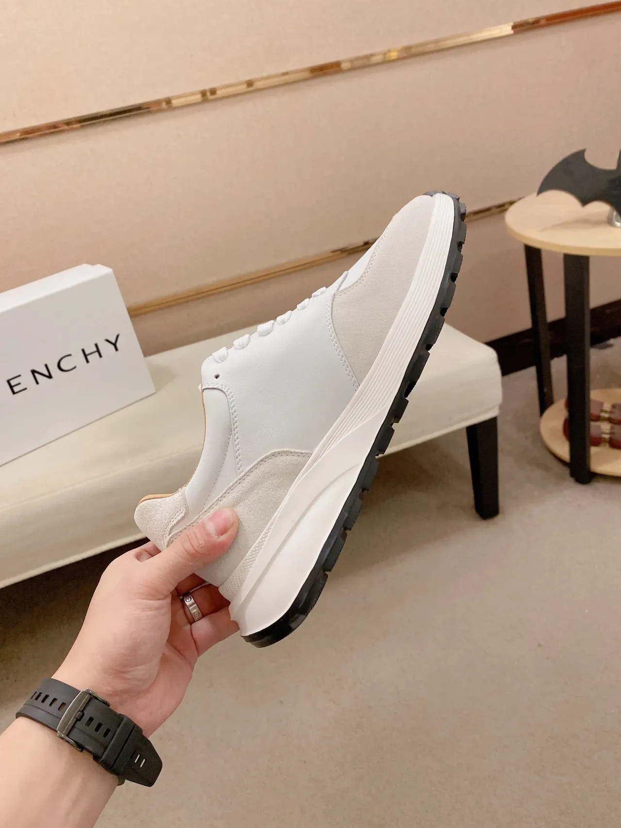 Givenchy City Sport White and Beige Lifestyle Sneakers 5