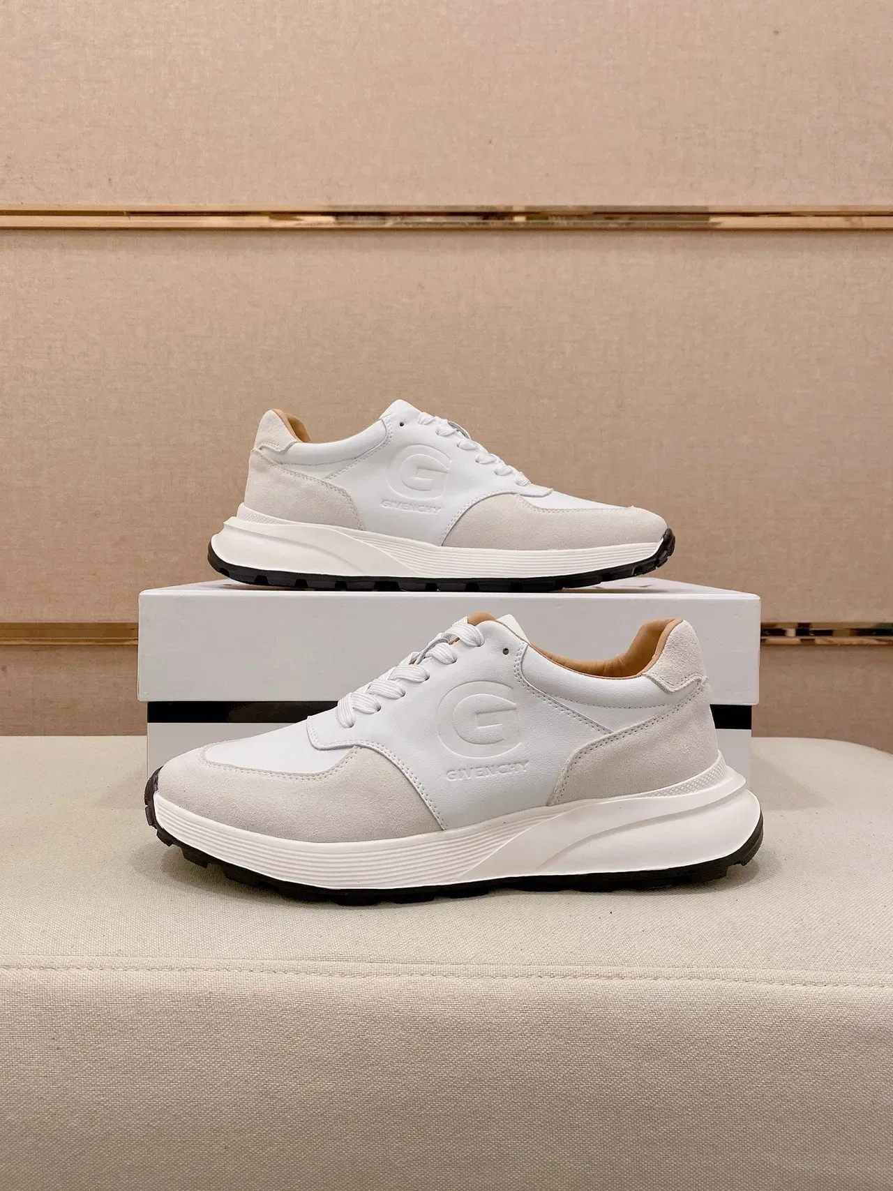 Givenchy City Sport White and Beige Lifestyle Sneakers 7