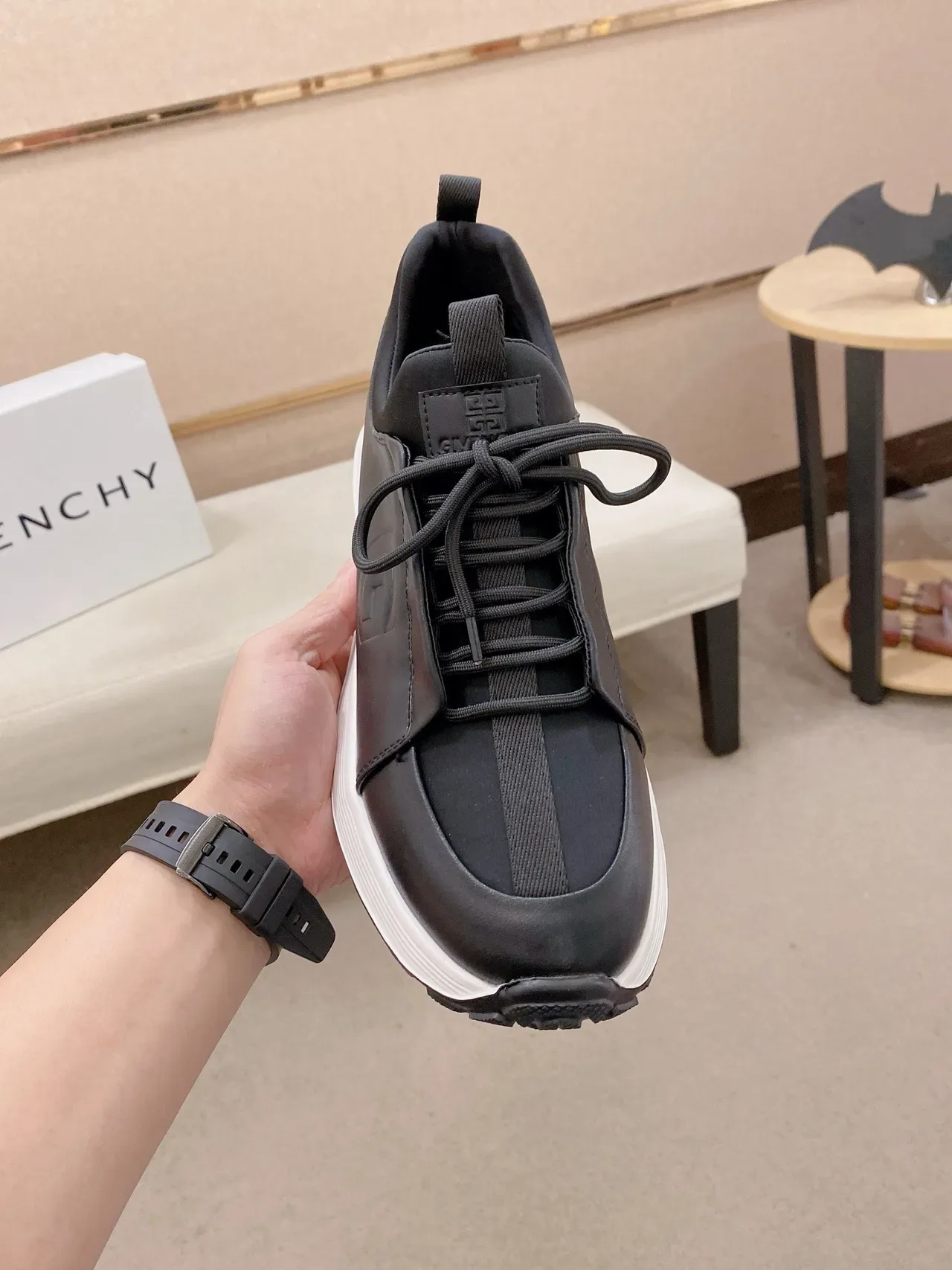 Givenchy Spectre Black and White Lifestyle Sneakers 3