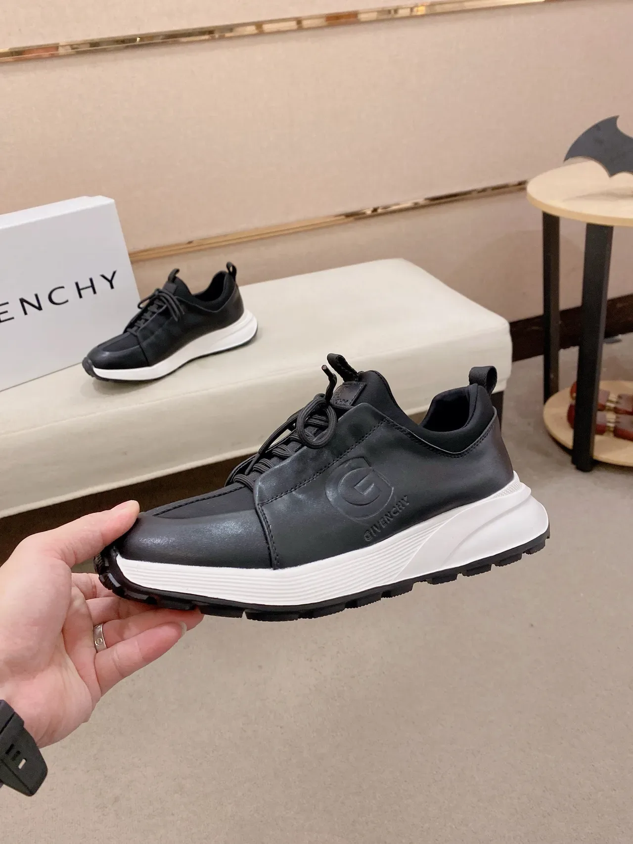 Givenchy Spectre Black and White Lifestyle Sneakers 4