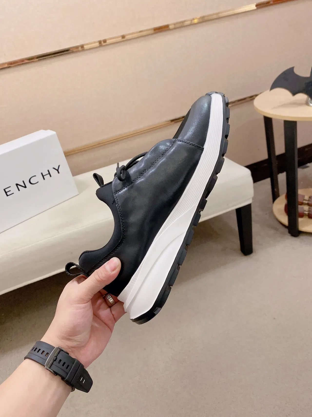 Givenchy Spectre Black and White Lifestyle Sneakers 6