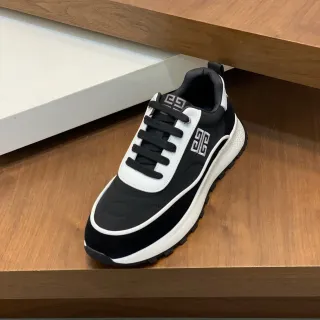 Givenchy Track Trainer Black and White Lifestyle Sneakers