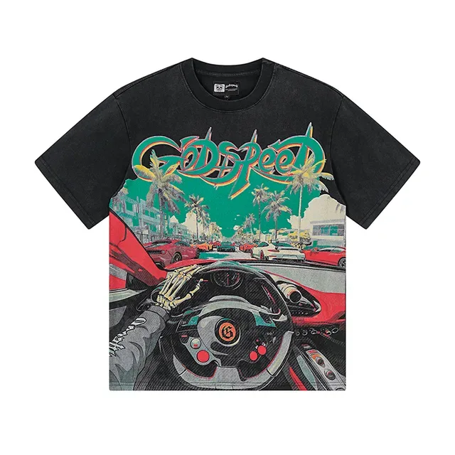 Godspeed Graphic Print Oversized T-Shirt 3