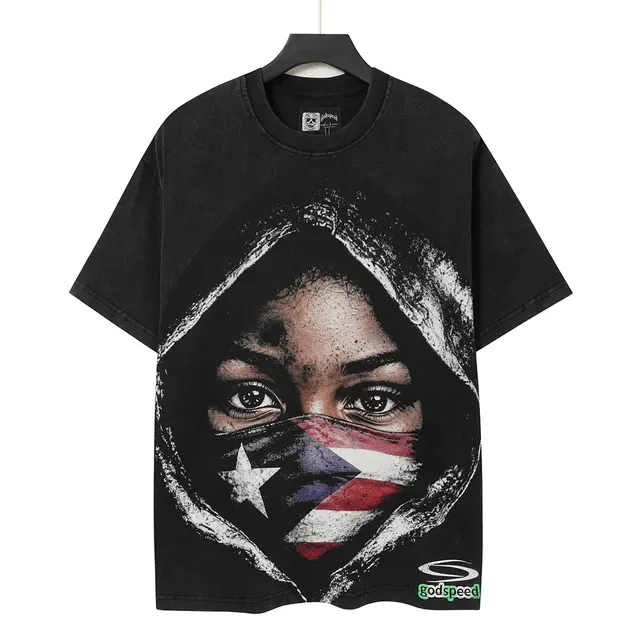 Godspeed Racing Team Graphic Print Black T-Shirt 3