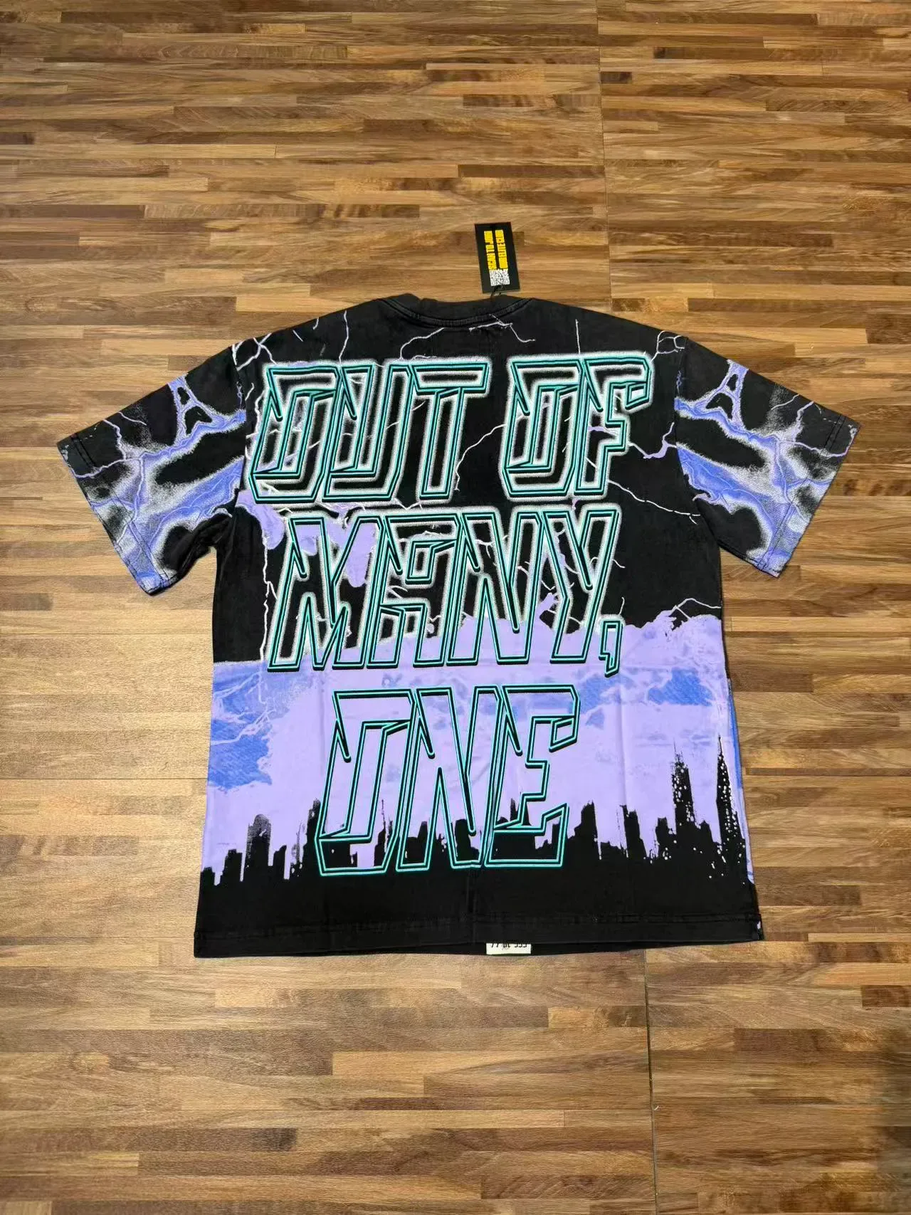 Godspeed Statue of Liberty Lightning Graphic T-Shirt 3