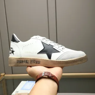Golden Goose Ball Star White Black Star Lifestyle Sneakers
