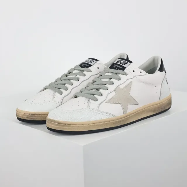 Golden Goose Super-Star Branco Cinza Estrela Tênis Lifestyle 2