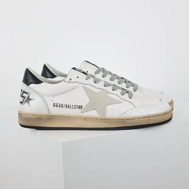 Golden Goose Super-Star Branco Cinza Estrela Tênis Lifestyle 3