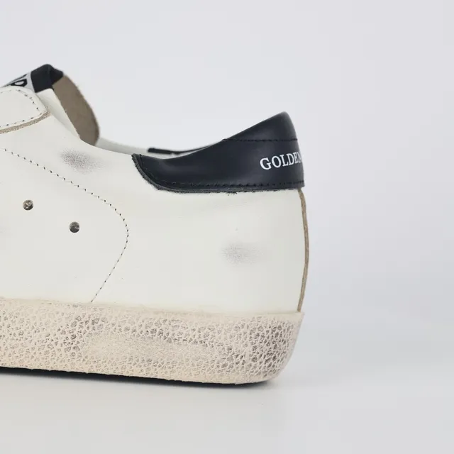 Golden Goose Superstar distressed blanc pailleté étoile chaussures lifestyle 4