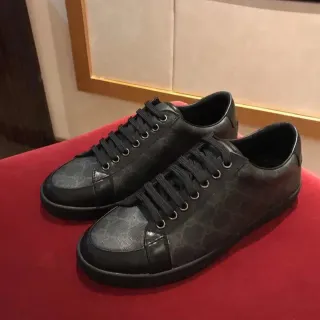 Gucci Ace GG Monogram Black Lifestyle Sneakers
