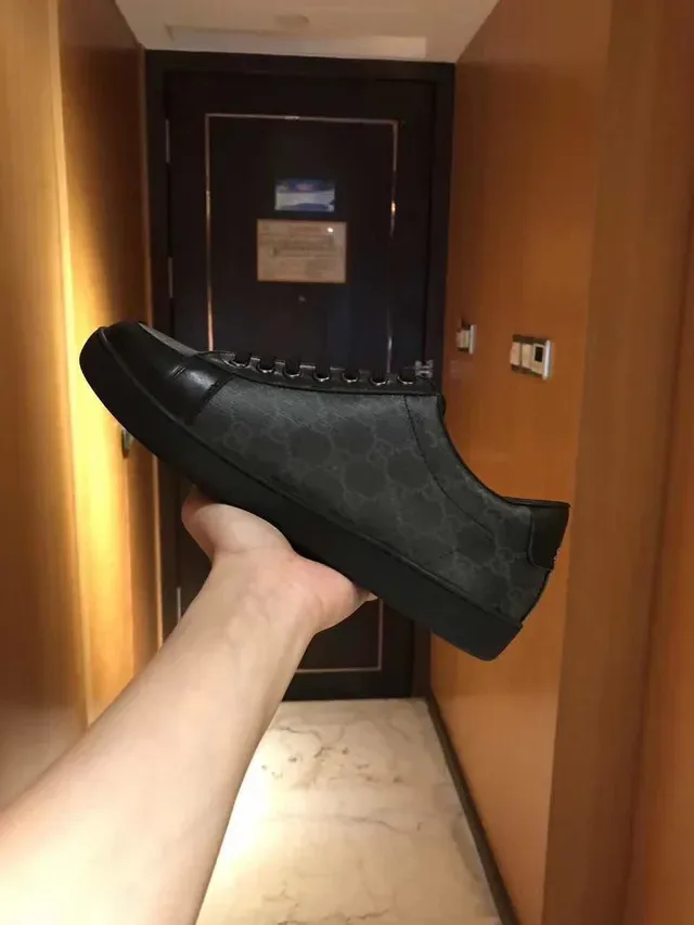 Gucci Ace GG Monogram Black Lifestyle Sneakers 3