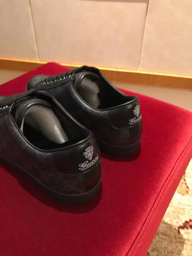 Gucci Ace GG Monogram Black Lifestyle Sneakers 5