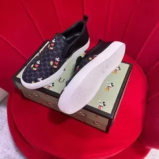 Gucci Ace Mickey Mouse Print Slip-On Lifestyle Sneakers