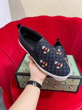 Gucci Ace Mickey Mouse Print Slip-On Lifestyle Sneakers 2