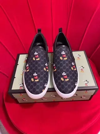 Gucci Ace Mickey Mouse Print Slip-On Lifestyle Sneakers 3