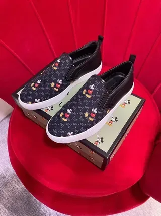 Gucci Ace Mickey Mouse Print Slip-On Lifestyle Sneakers 6