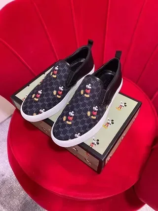 Gucci Ace Mickey Mouse Print Slip-On Lifestyle Sneakers 7