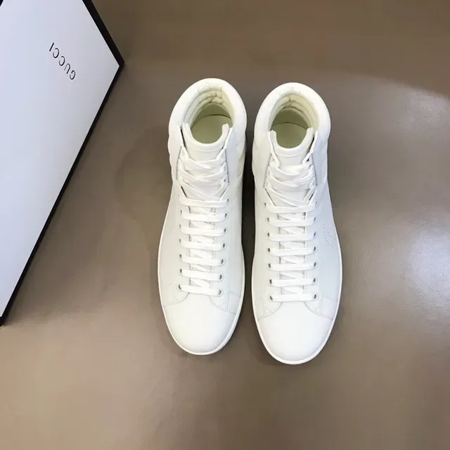 Gucci Ace Perforated Logo White Lifestyle Sneakers 7