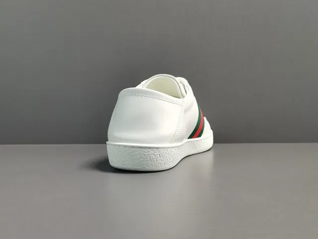 Gucci Ace White Green Red Web Stripe Bee Embroidery Lifestyle Sneakers 16