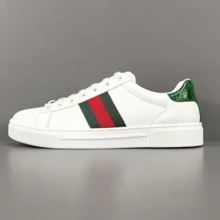 Gucci Ace White Green Red Web Stripe Lifestyle Sneaker