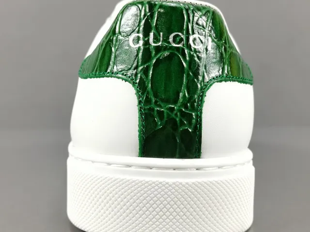 Gucci Ace White Green Red Web Stripe Lifestyle Sneaker 6