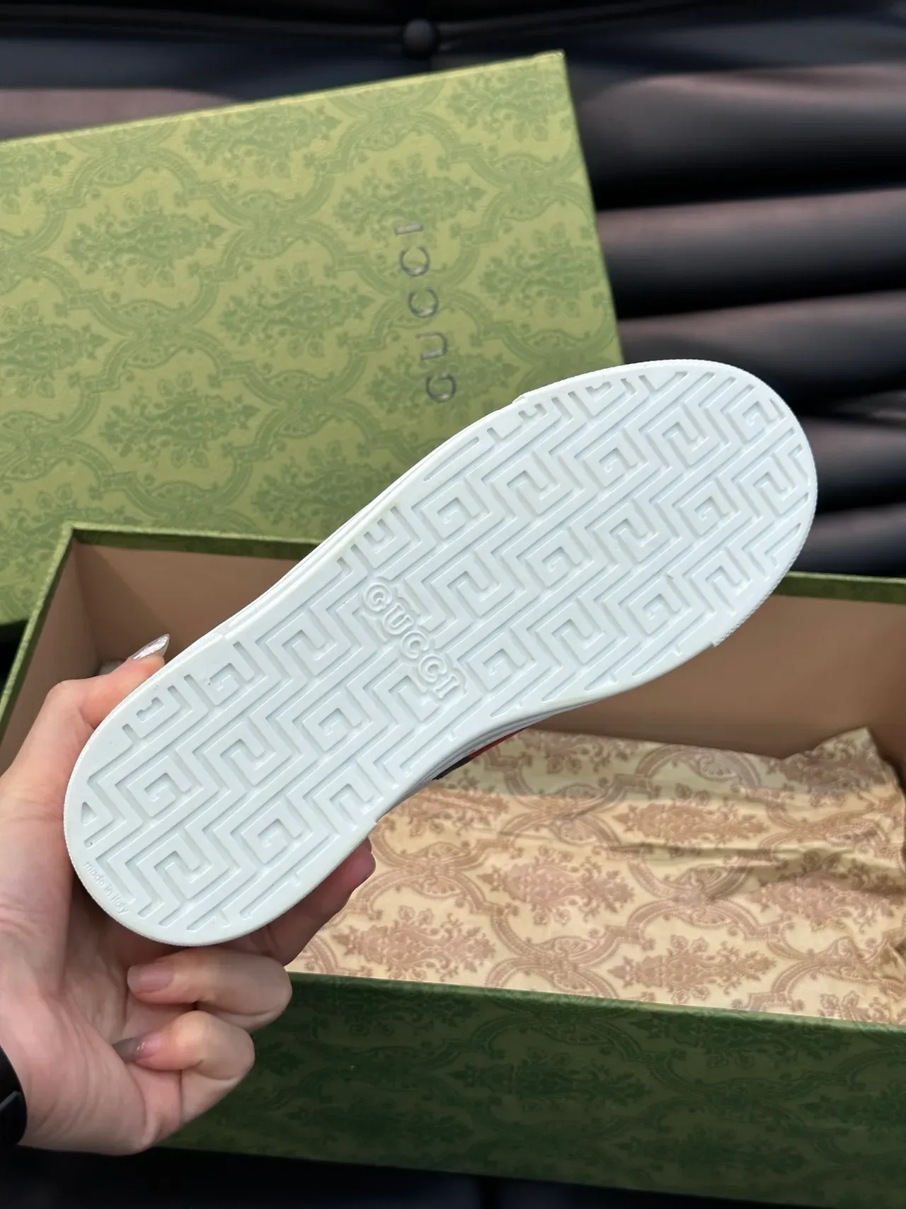 Gucci Ace tênis lifestyle branco navy red Web Stripe 2