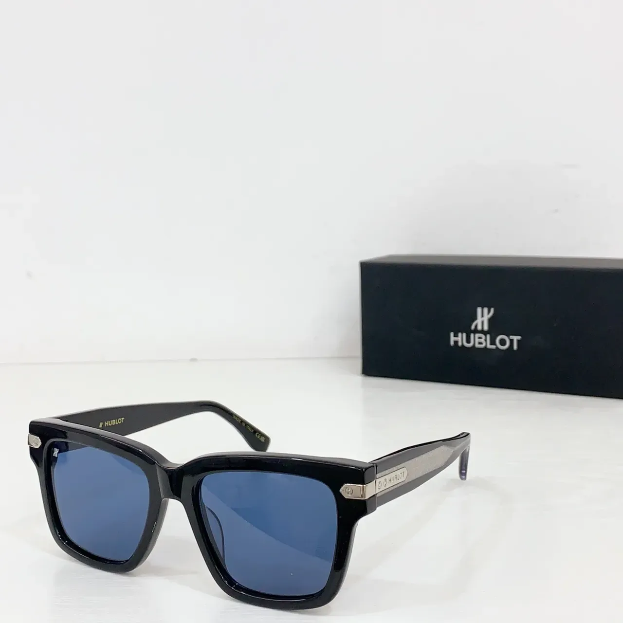 Gucci Brown Beige Rectangular Frame Tortoiseshell Acetate Sunglasses 5