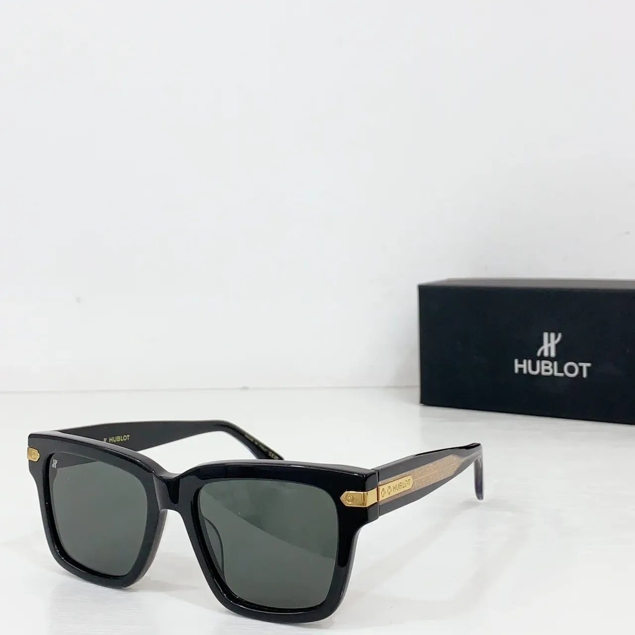 Gucci Brown Beige Rectangular Frame Tortoiseshell Acetate Sunglasses 7
