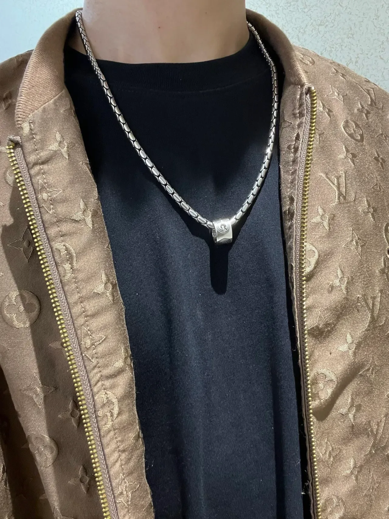 Gucci G-Link Oval Chain Silver Necklace 2