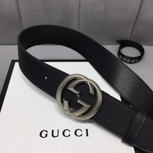 Gucci GG Marmont Black Leather Belt 9